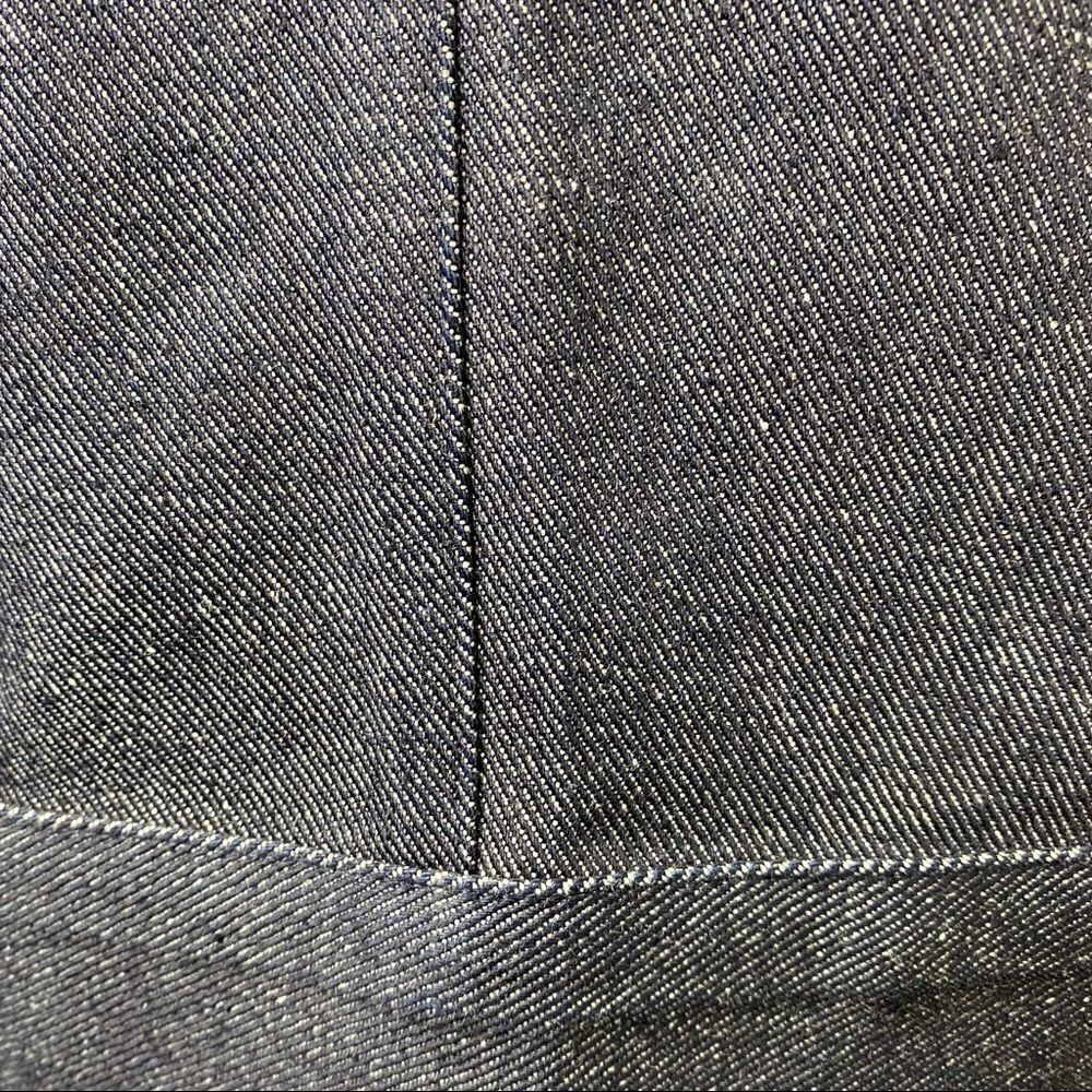 Ralph Lauren Dark Indigo Wash Raw Denim Workwear Zippered Jacket - Picture 16 of 16